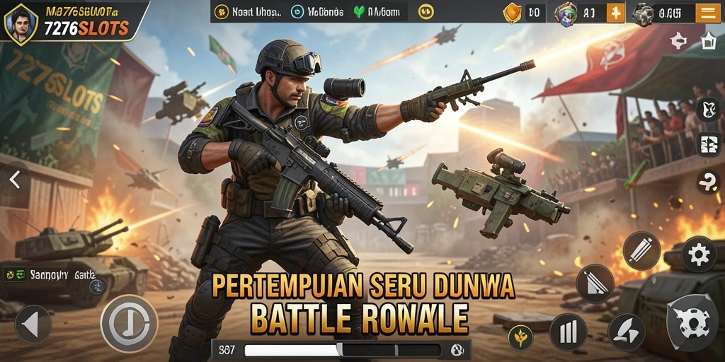 Tampilan gameplay menegangkan di 7276SLOTS yang penuh aksi.