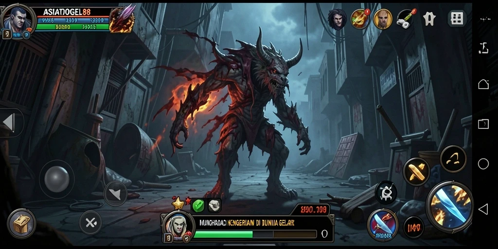 Tampilan gameplay ASIATOGEL88 yang menakutkan dan mendebarkan.