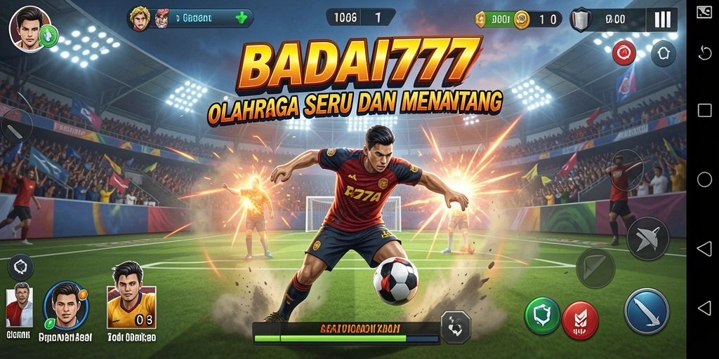 Tampilan gameplay seru dari BADAI777 dengan grafik menawan.