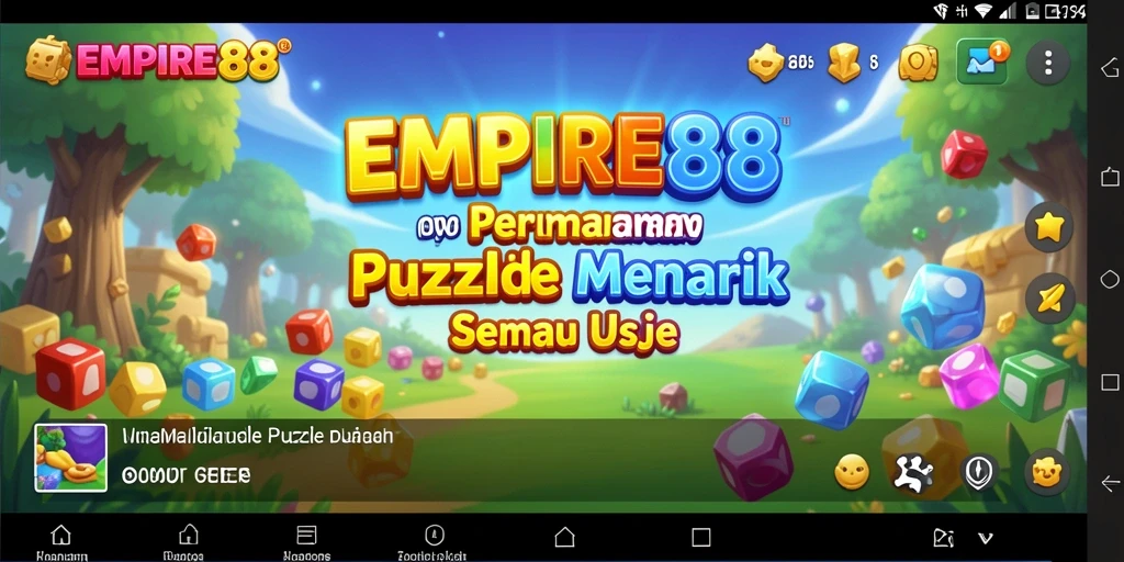 Screenshot menunjukkan gameplay menantang EMPIRE88 dengan teka-teki yang menarik.