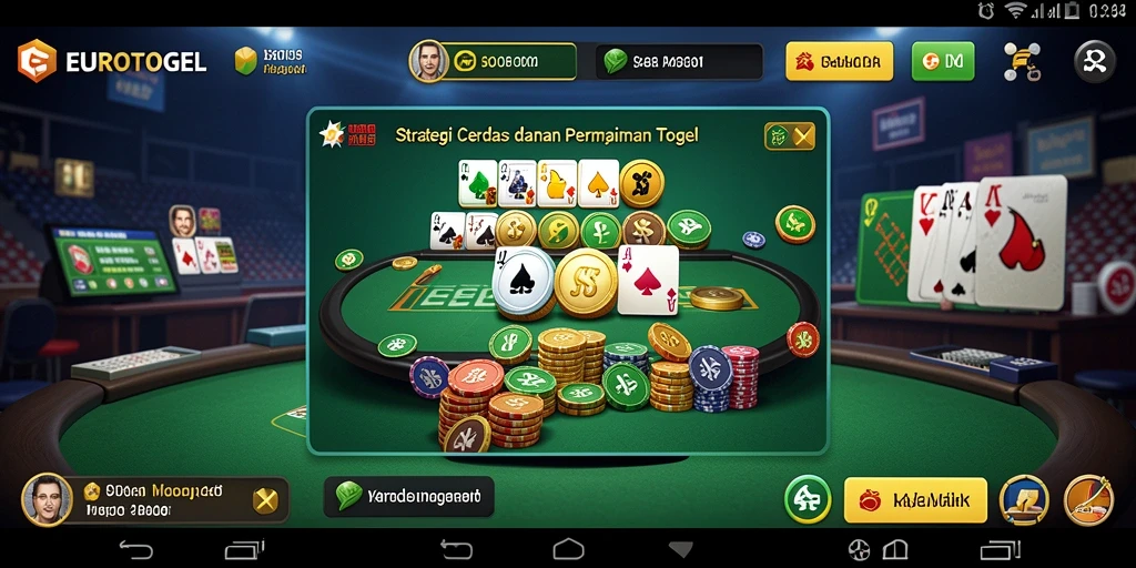 Tampilan gameplay dinamis dan interaktif di EUROTOGEL.