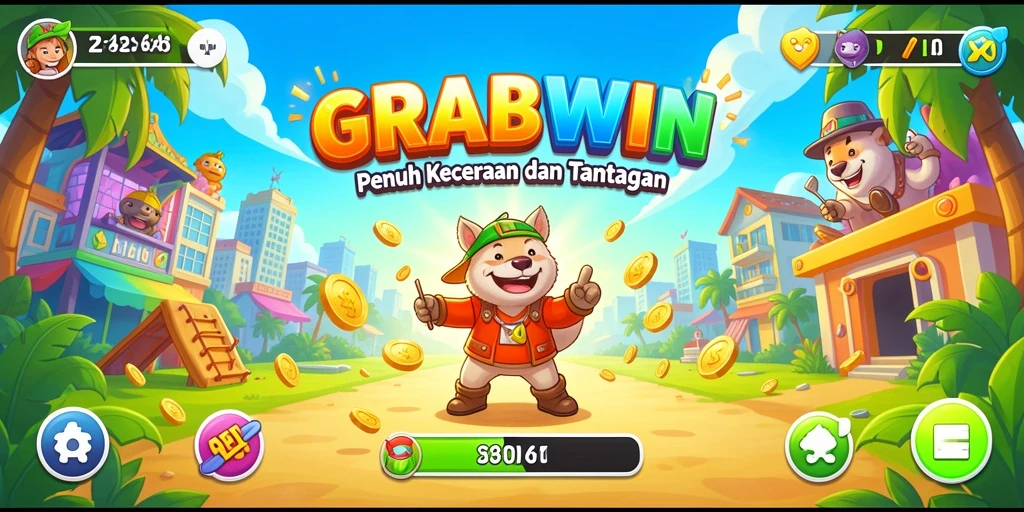 Gameplay seru dengan grafik menarik di GRABWIN.