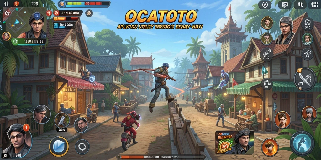 Screenshot utama OCATOTO menampilkan antarmuka aplikasi Utility yang praktis dan fungsional.