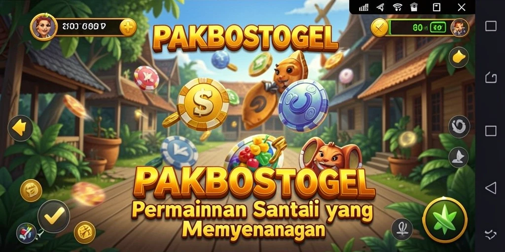 Tampilan gameplay PAKBOSTOGEL yang penuh warna dan interaktif.