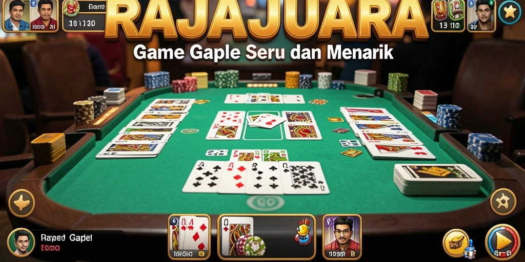 Gameplay seru RAJAJUARA di tengah pertarungan Gaple.