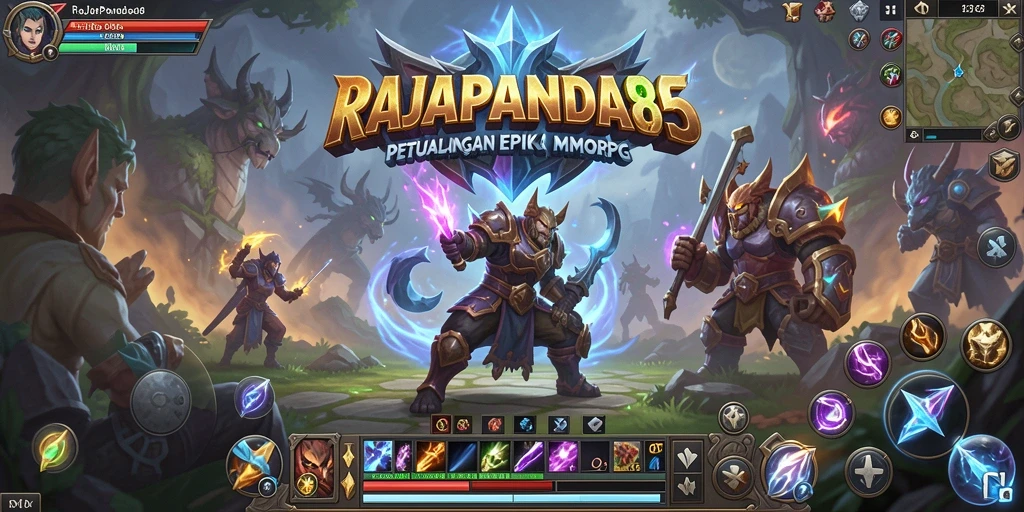 Tampilan gameplay seru dalam RAJAPANDA88 dengan grafis menawan.