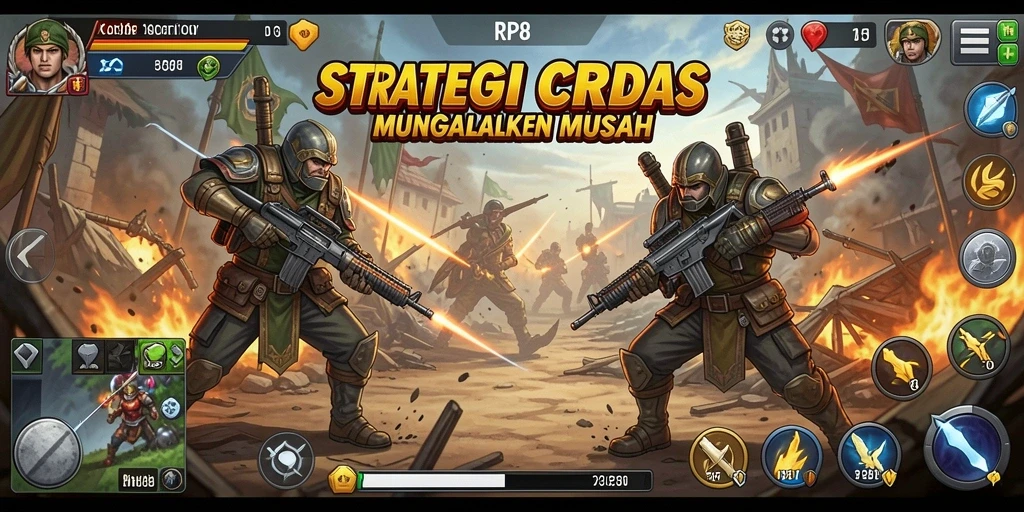 Gameplay RP8 yang menarik dan menantang di dunia strategi.