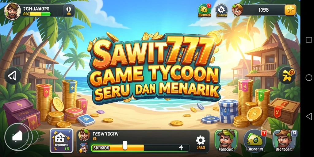 Tampilkan suasana nyata gameplay Tycoon dalam pengelolaan sawit.