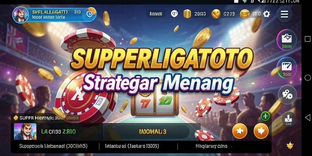 Tampilan gameplay menegangkan dari SUPERLIGATOTO.