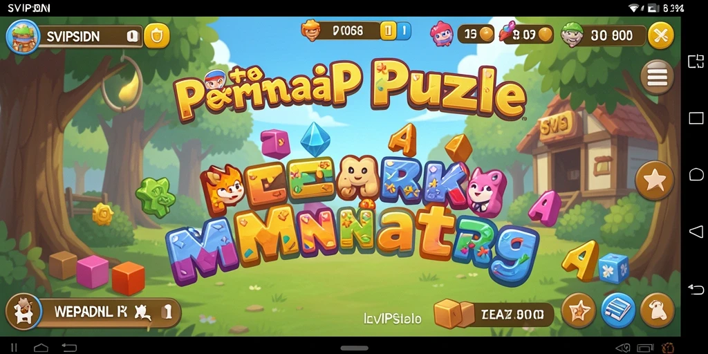 Tampilan permainan SVIPSIDN dengan teka-teki yang menantang.