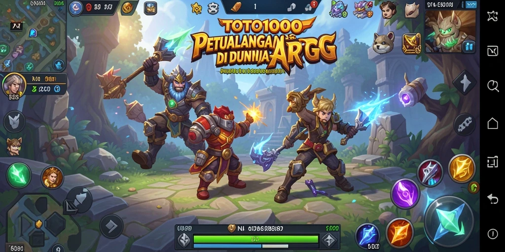 Menampilkan aksi seru dalam gameplay TOTO1000 yang memikat.