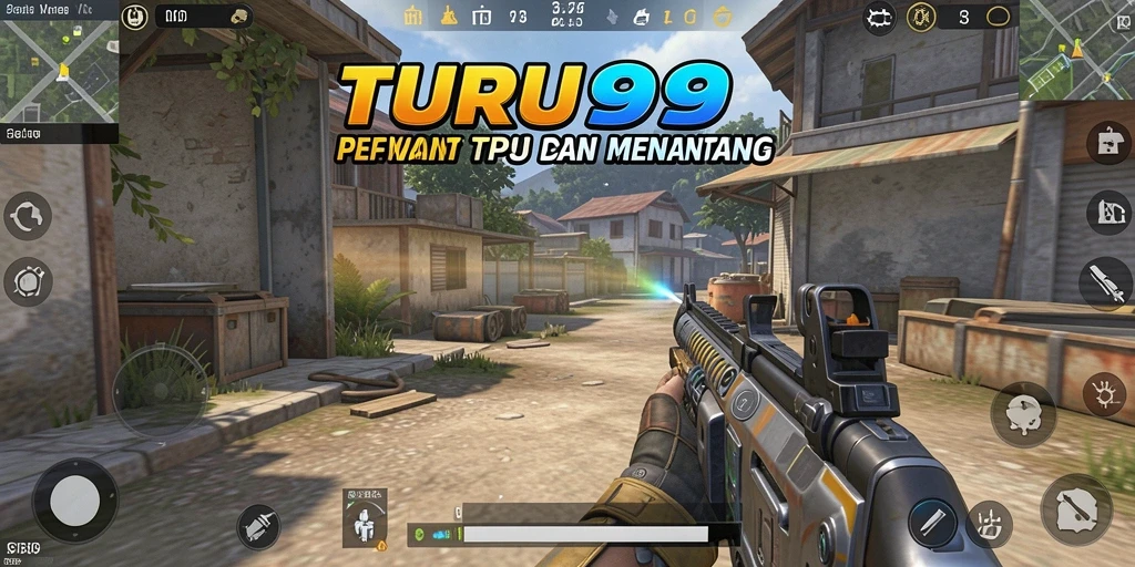 Tangkapan layar gameplay menegangkan dari TURU99 yang memperlihatkan aksi seru.
