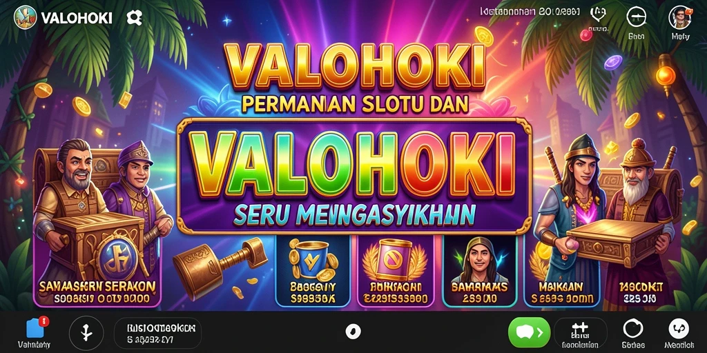 Tampilan gameplay yang menarik dari permainan Slot VALOHOKI.